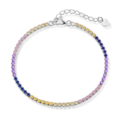 [Elitejewels]Radiant Shinning Princess Cut Tennis Bracelet