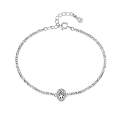 [Elitejewels]Exquisite Oval Shape Bracelet