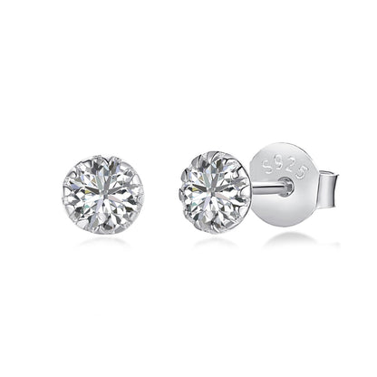 [Elitejewels]Sparkling Colorful Round Shape Earrings