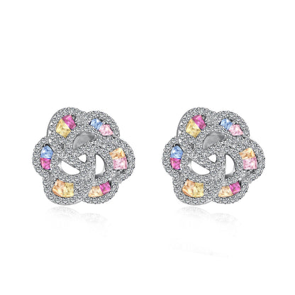 [Elitejewels]Exquisite Flower Shape Daily Earrings