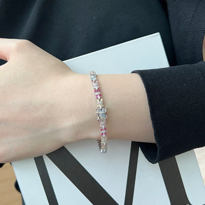 [Elitejewels]Radiant Colorful Emerald Cut Party Bracelet