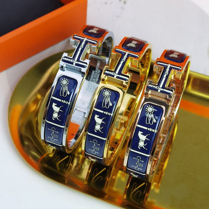 [Elitejewels]HM COUVERTURES DARK BLUE BRACELET