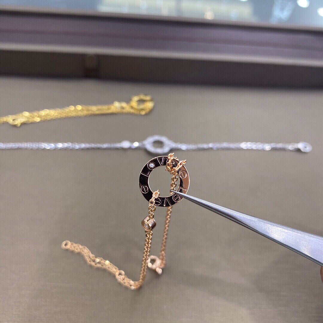 [Elitejewels]LOVE BRACELET 2 DIAMOND