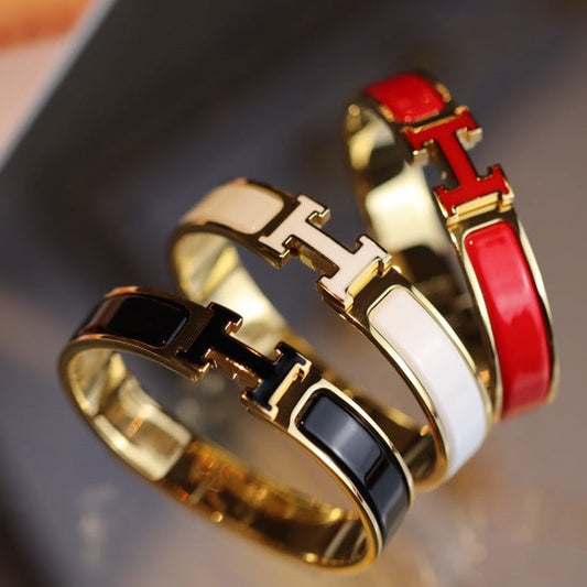 [Elitejewels]HM BRACELET 12MM GOLD
