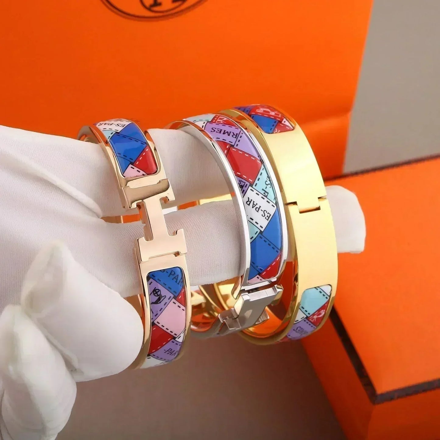[Elitejewels]HM BRACELET DOTTED BORDER 12MM