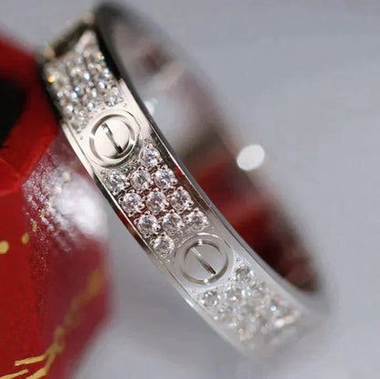 [Elitejewels]LOVE RING 3.6MM DIAMOND PAVED