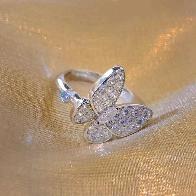 [Elitejewels]BUTTERFLY DIAMOND RING