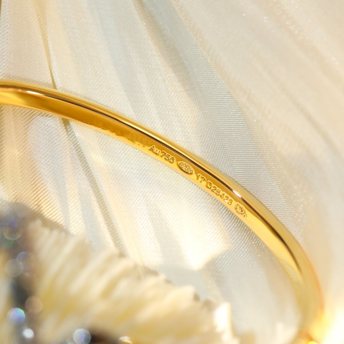 [Elitejewels]VOLTE UPSITE DOWN GOLD DIAMOND BRACELET