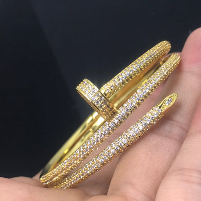 [Elitejewels]JUSTE BRACELET 3.5MM DOUBLE ROWS DIAMOND