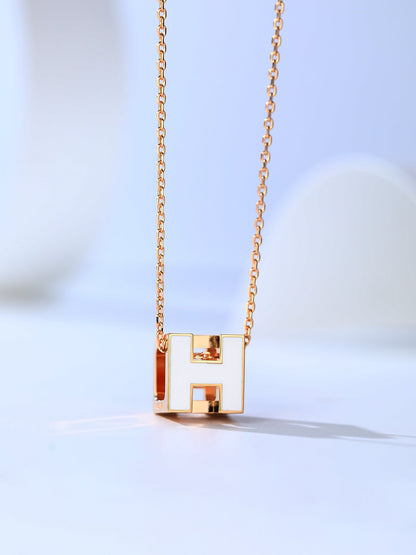 [Elitejewels]HM CAGE PINK GOLD NECKLACE