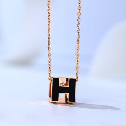 [Elitejewels]HM CAGE PINK GOLD NECKLACE