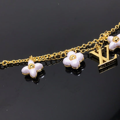 [Elitejewels]LV LOGO 6 MOTIF STAR AND SUN GOLD BRACELET