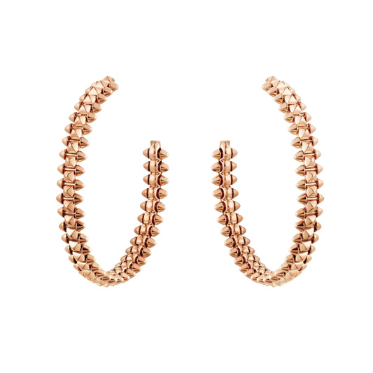 [Elitejewels]CLASH LARGE HOOP EARRINGS