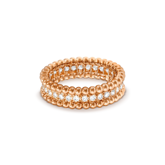 [Elitejewels]PERLEE DIAMOND ROSE GOLD RING