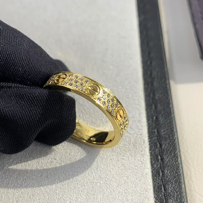 [Elitejewels]LOVE RING 3.6MM DIAMOND PAVED