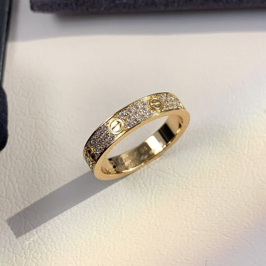 [Elitejewels]LOVE RING 3.6MM DIAMOND PAVED