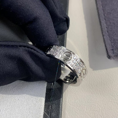 [Elitejewels]LOVE RING 5.5MM DIAMONDS PAVED
