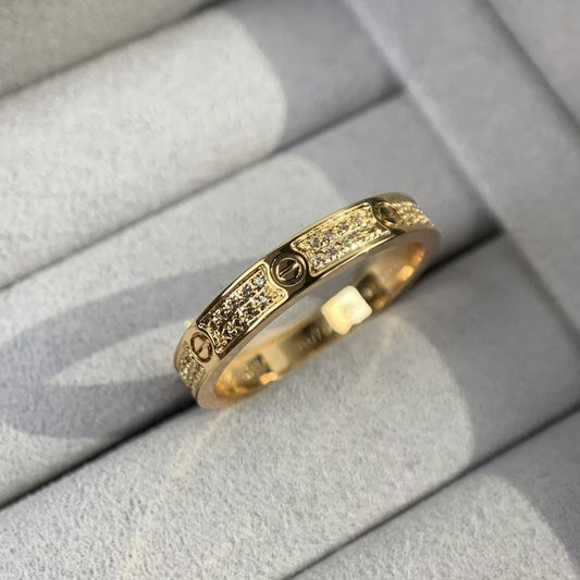 [Elitejewels]LOVE RING 2.65MM DIAMOND