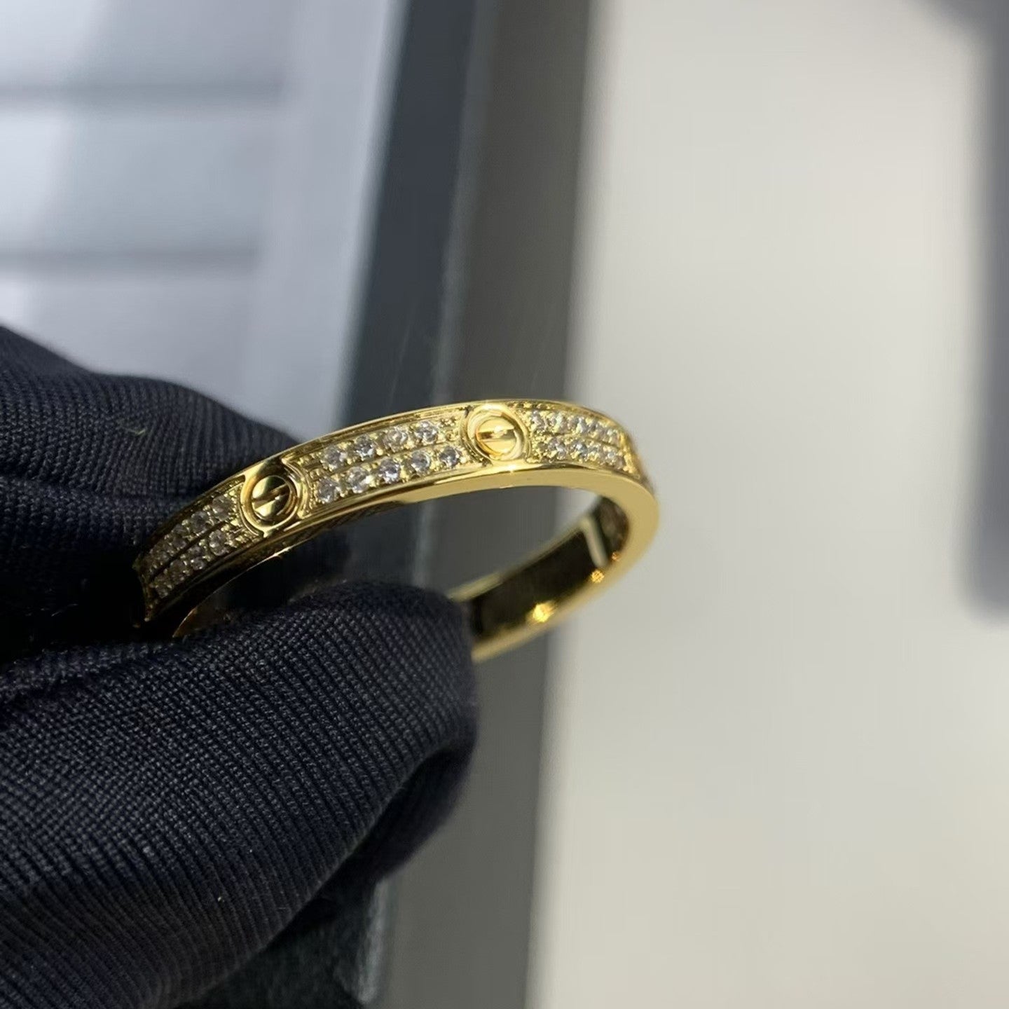 [Elitejewels]LOVE RING 2.65MM DIAMOND