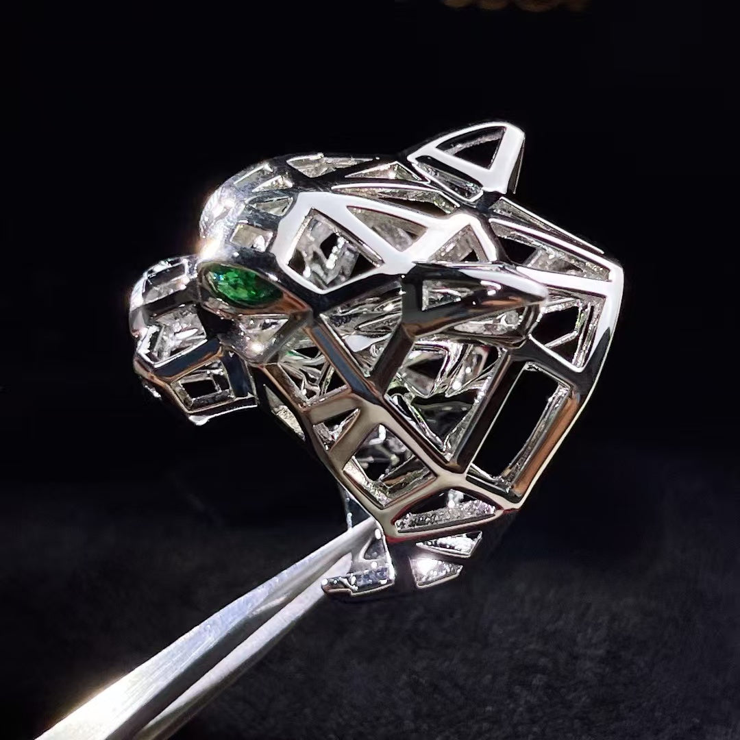 [Elitejewels]HOLLOW LEOPARD HEAD RING