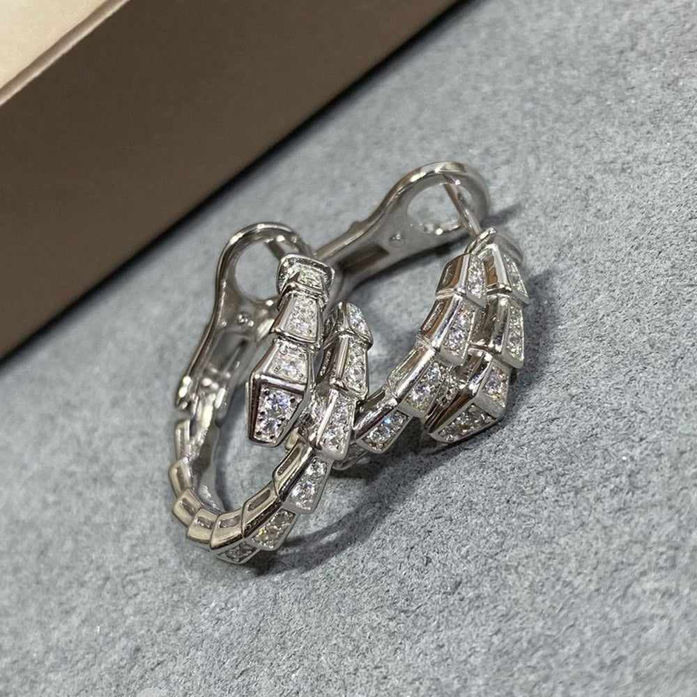 [Elitejewels]SERPENTI EARRINGS DIAMOND