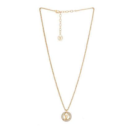 [Elitejewels]LV BY NIGHT DIAMOND PAVED NECKLACE