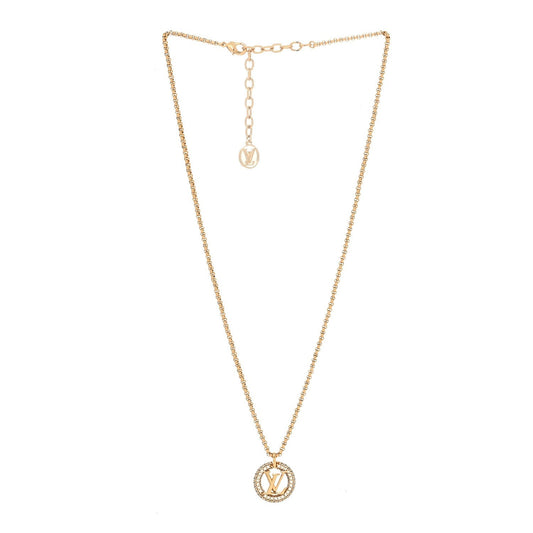 [Elitejewels]LV BY NIGHT DIAMOND PAVED NECKLACE