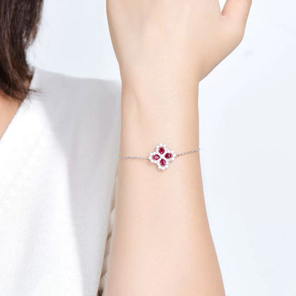 [Elitejewels]LOOP BRACELET FULL MOTIF DIAMOND 16MM SILVE