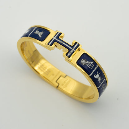 [Elitejewels]HM BRACELET BLUE CERAMIC