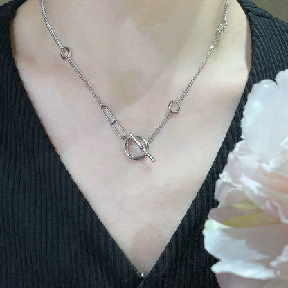 [Elitejewels]HM STERLING SILVER CHAINE D'ANCRE HEART