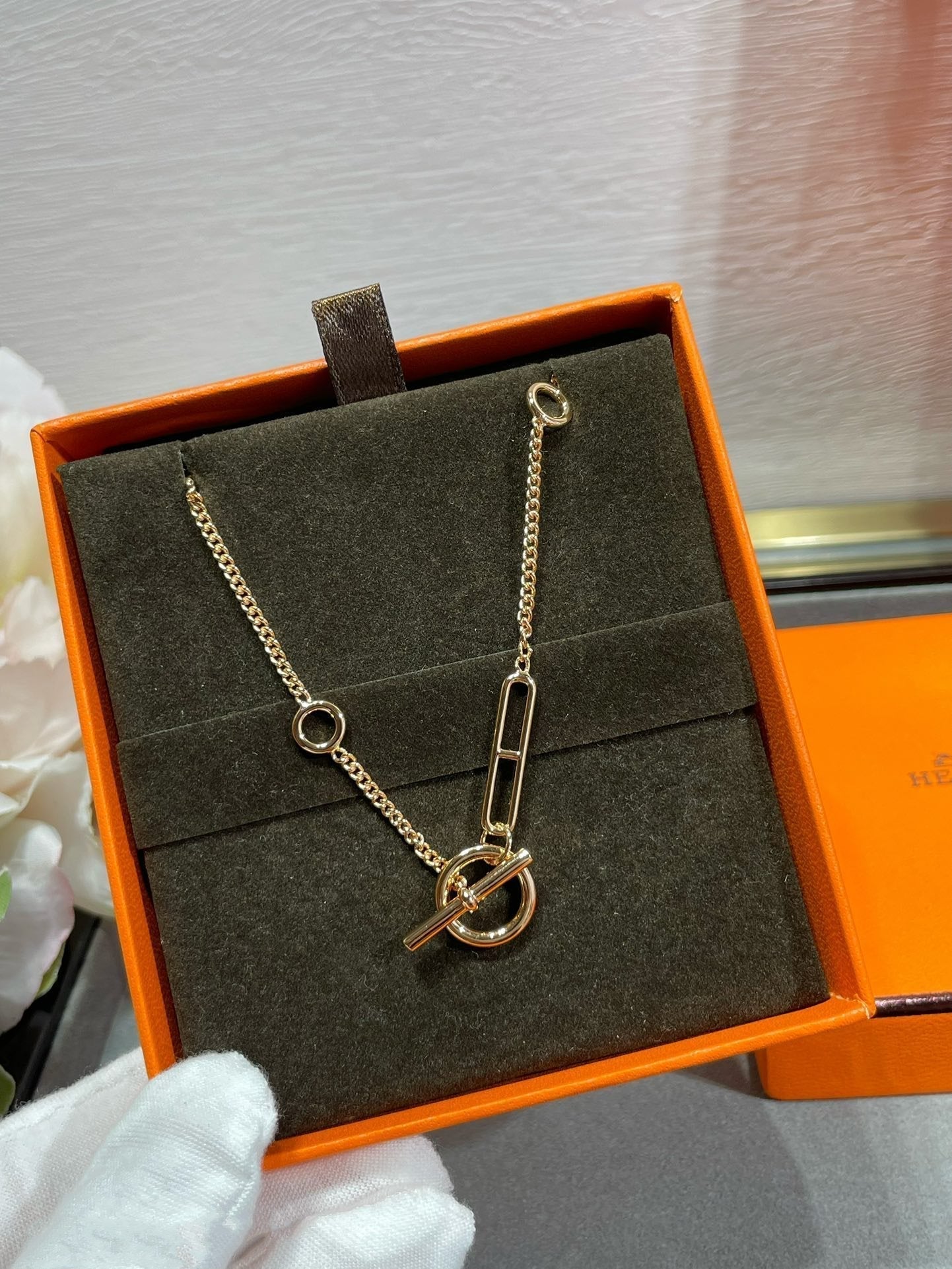 [Elitejewels]HM STERLING SILVER CHAINE D'ANCRE HEART