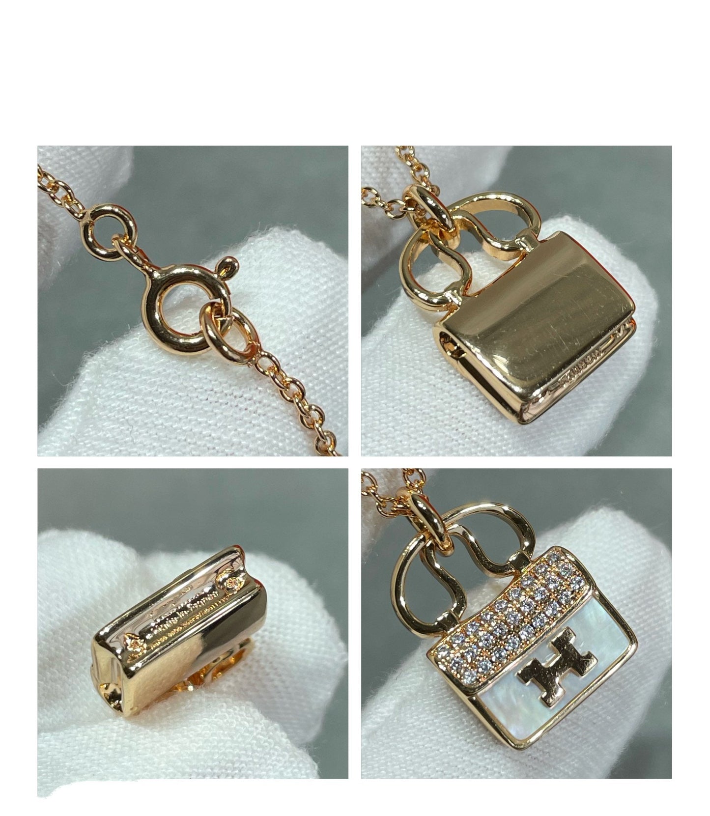 [Elitejewels]HM CIRCE MOISSANITE PENDANT NECKLACE GOLD