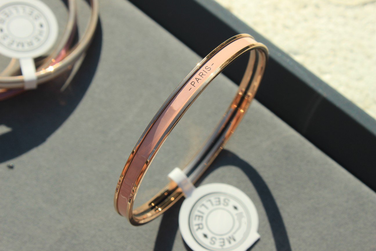 [Elitejewels]HM UNI BANGLE BAG PING GOLD