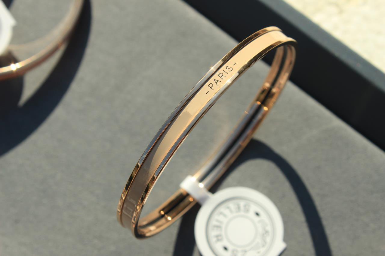 [Elitejewels]HM UNI BANGLE BAG PING GOLD