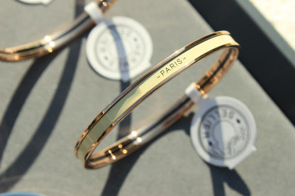[Elitejewels]HM UNI BANGLE BAG PING GOLD