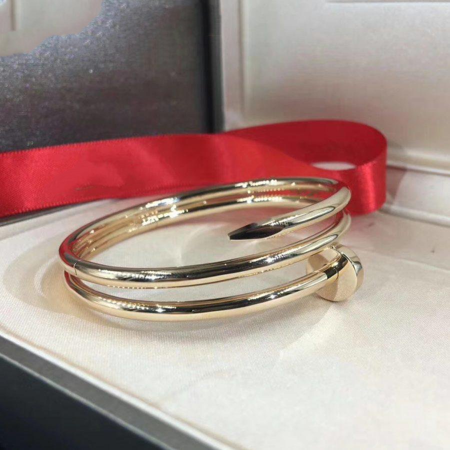 [Elitejewels]JUSTE BRACELET 3.5MM DOUBLE ROW GOLD