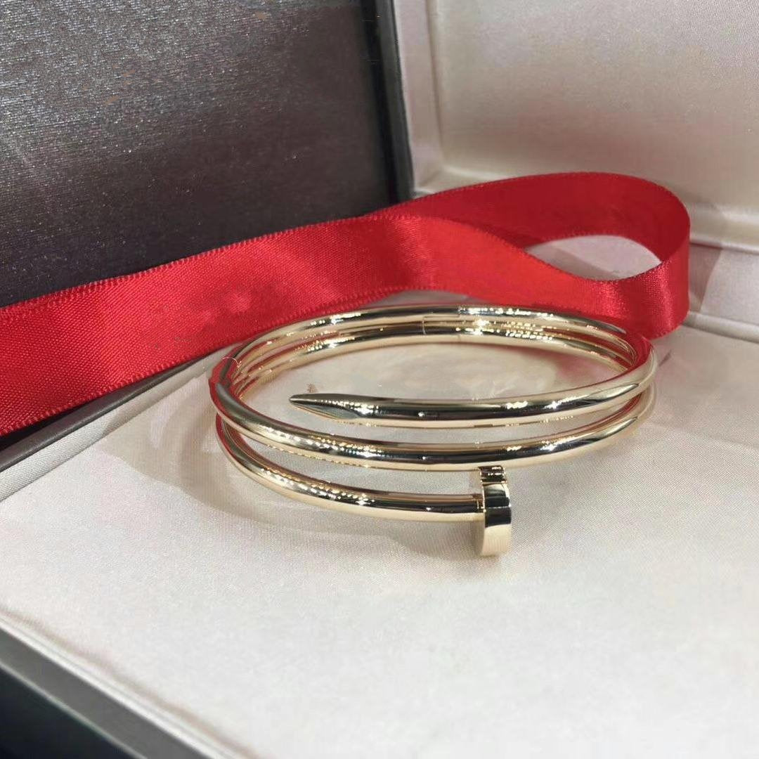 [Elitejewels]JUSTE BRACELET 3.5MM DOUBLE ROW GOLD