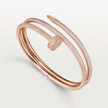 [Elitejewels]JUSTE BRACELET 3.5MM DOUBLE ROWS DIAMOND