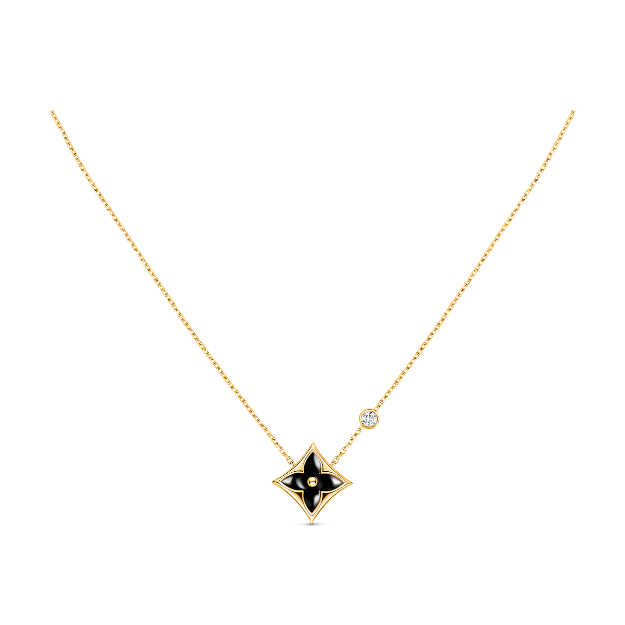 [Elitejewels]STAR BLACK MOP NECKLACE