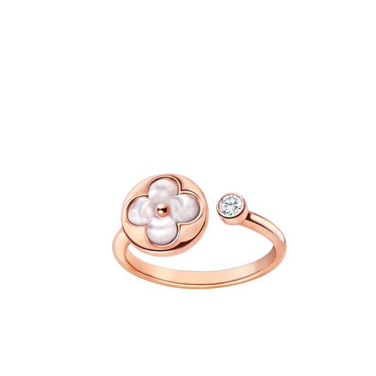 [Elitejewels]SUN 1 DIAMOND PINK MOP RING