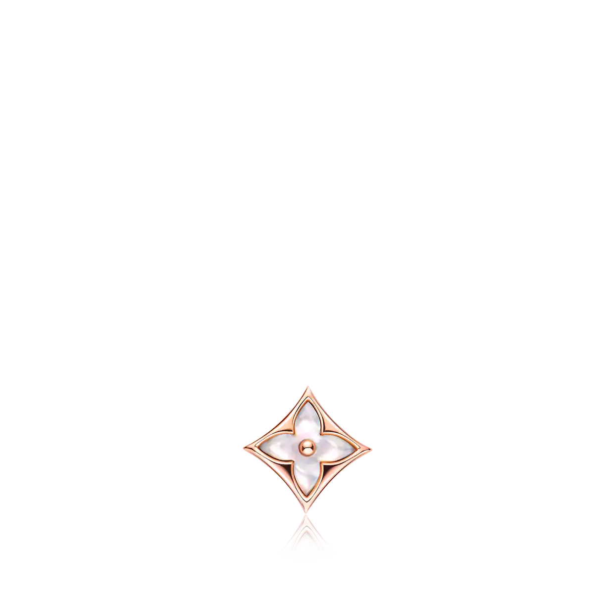 [Elitejewels]STAR MOP PINK GOLD EARRINGS