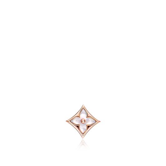 [Elitejewels]STAR MOP PINK GOLD EARRINGS
