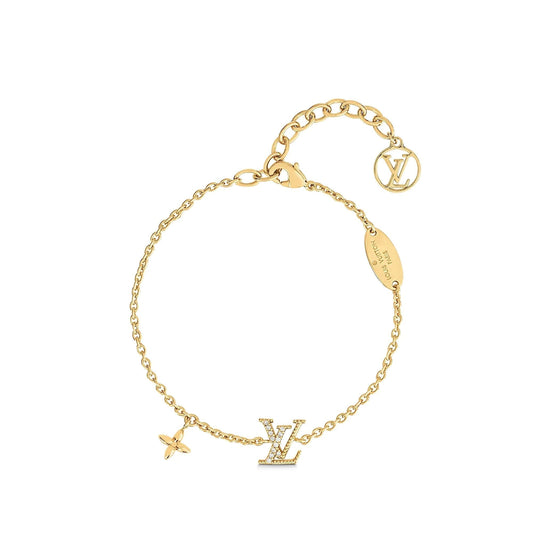 [Elitejewels]LV LOGO STAR MOTIF GOLD BRACELET