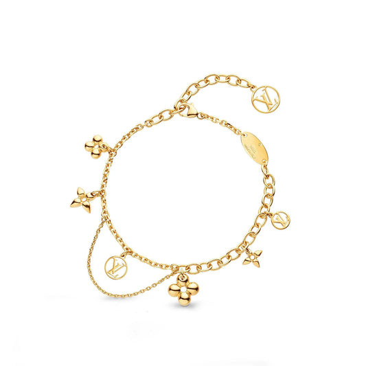 [Elitejewels]LV BLOOMING PINK GOLD MOP BRACELET