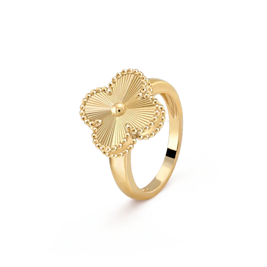 [Elitejewels]CLOVER GOLD RING