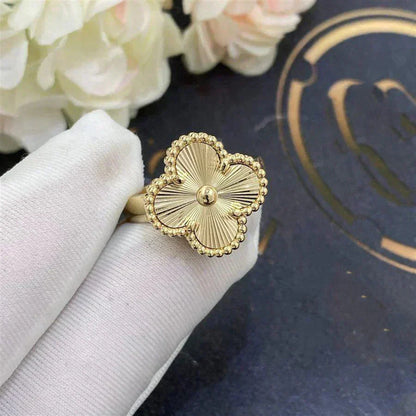 [Elitejewels]CLOVER GOLD RING